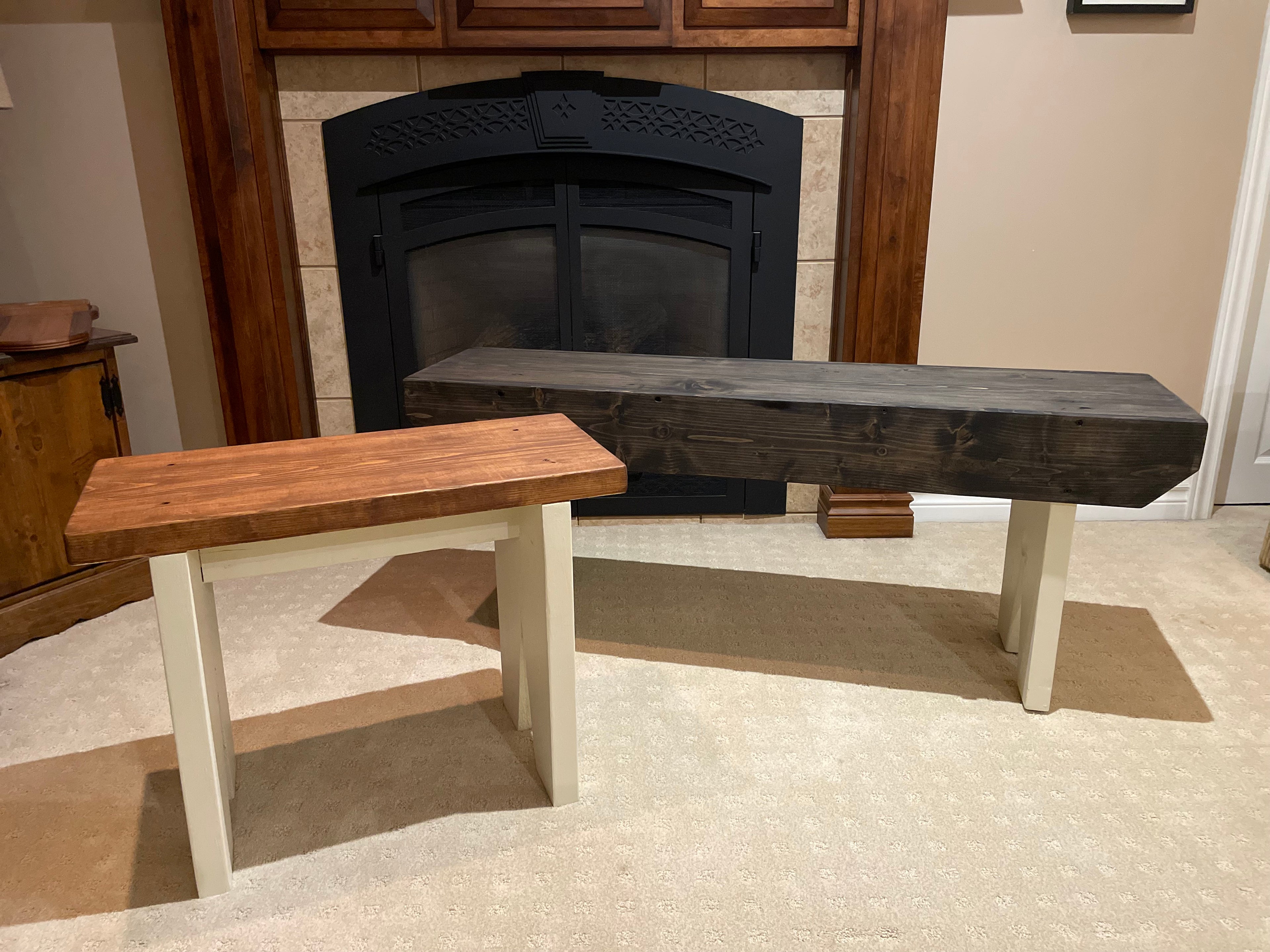 Rustic Farmhouse Bench