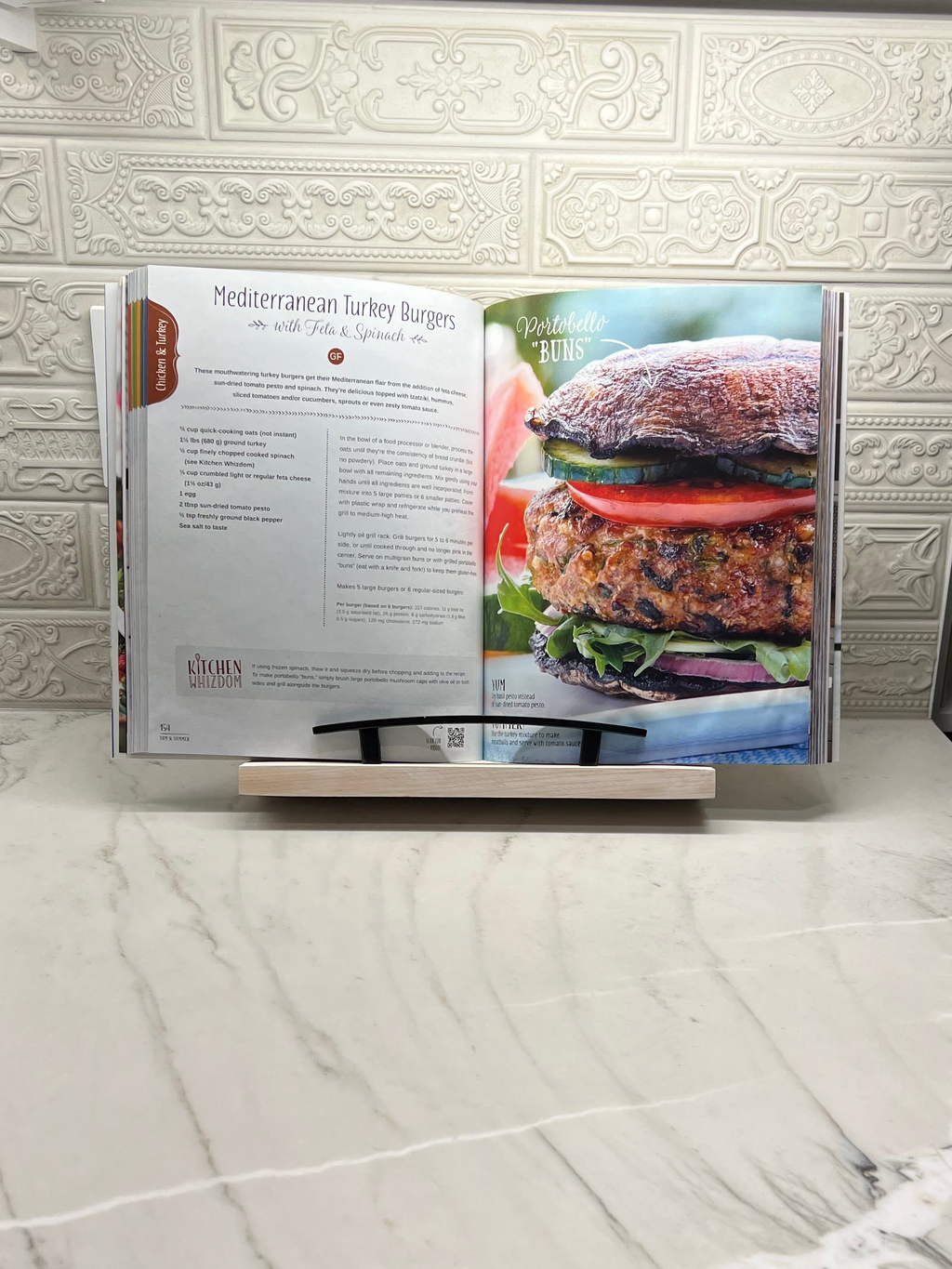 Cookbook/tablet Holder